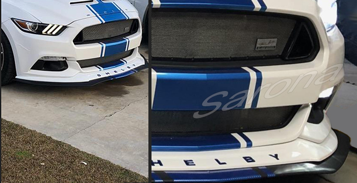 Custom Ford Mustang  Coupe & Convertible Front Lip/Splitter (2015 - 2019) - $390.00 (Part #FD-019-FA)